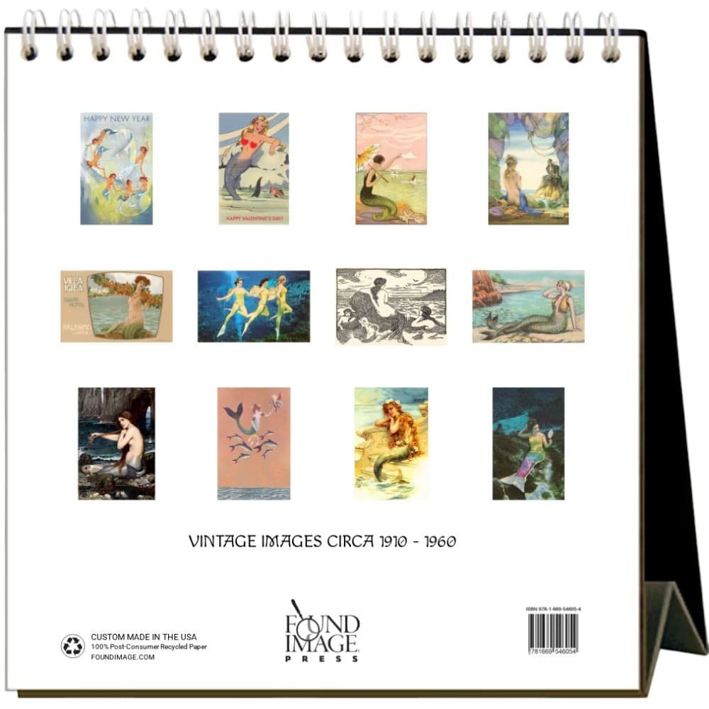 Mermaids 2026 Easel Desk Calendar First Alternate image