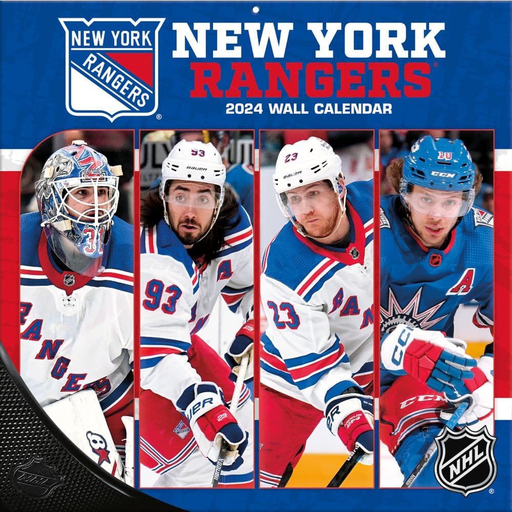 NHL New York Rangers 2024 Wall Calendar