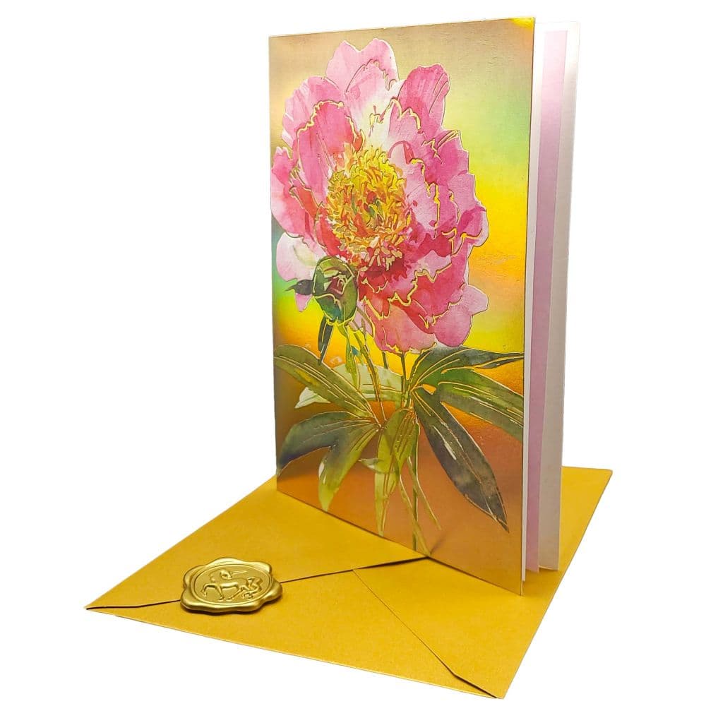 Peony on Gold Mother&#39;s Day Card Fifth Alternate Image width=&quot;1000&quot; height=&quot;1000&quot;