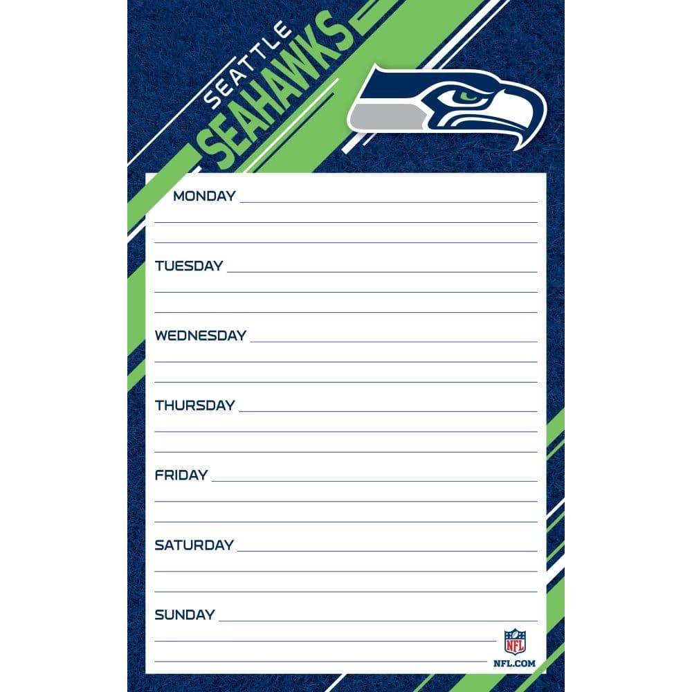 Seattle Seahawks Weekly Planner