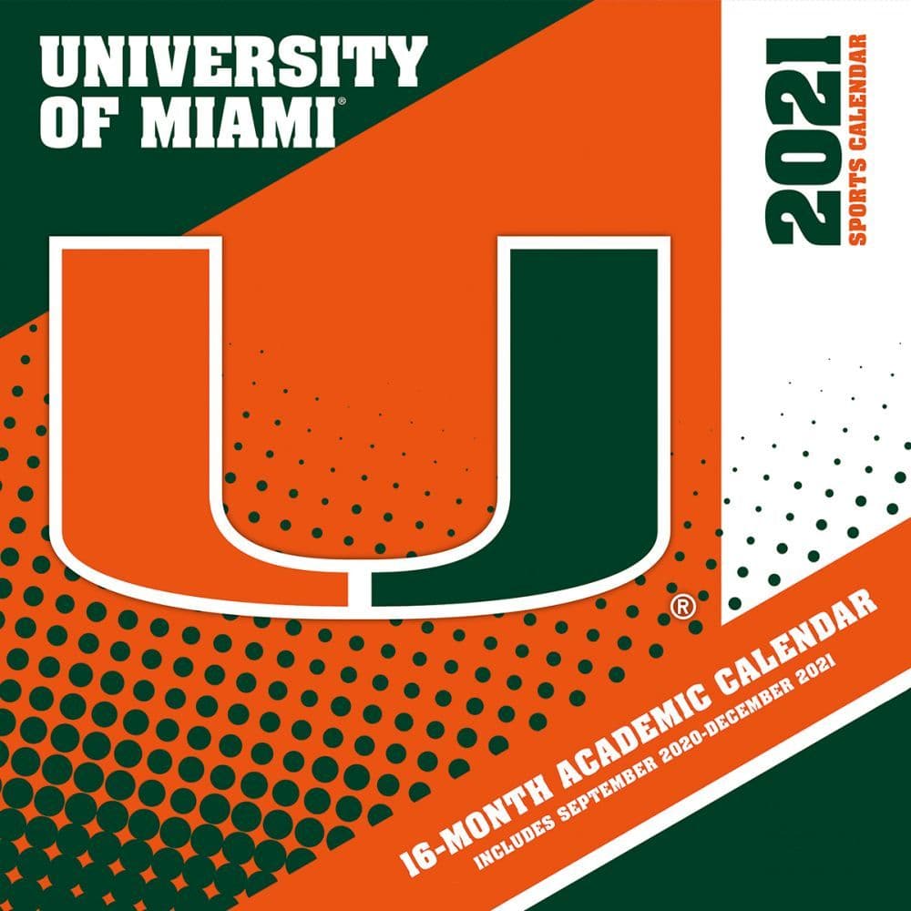 2021 Miami Hurricanes Calendars