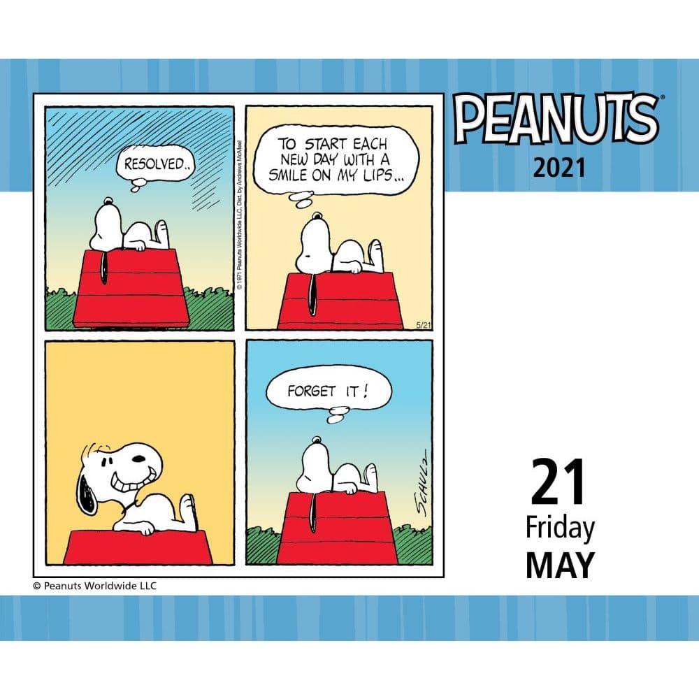 peanuts-desk-calendar-calendars