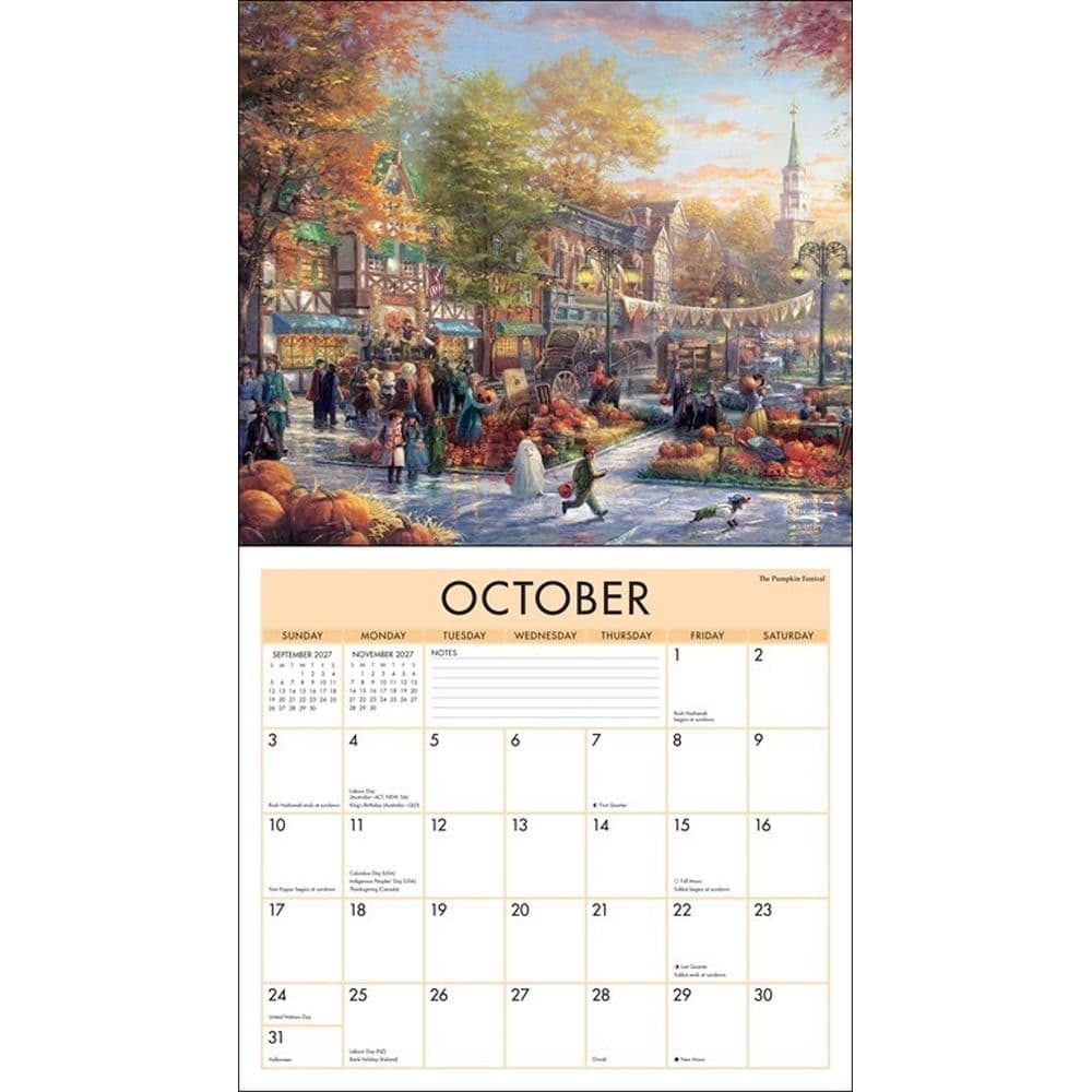 Thomas Kinkade Studios 2027 Wall Calendar Sixth Alternate Image