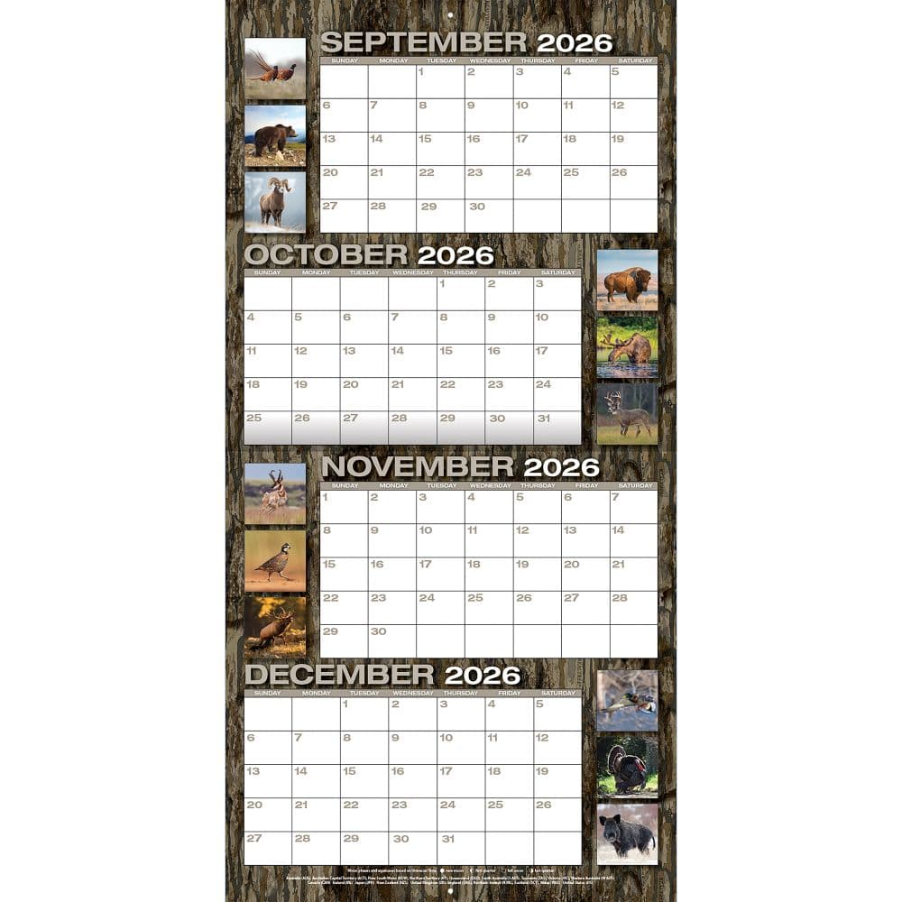 Realtree Hidden Hunter 2027 Wall Calendar Second Alternate 
Image