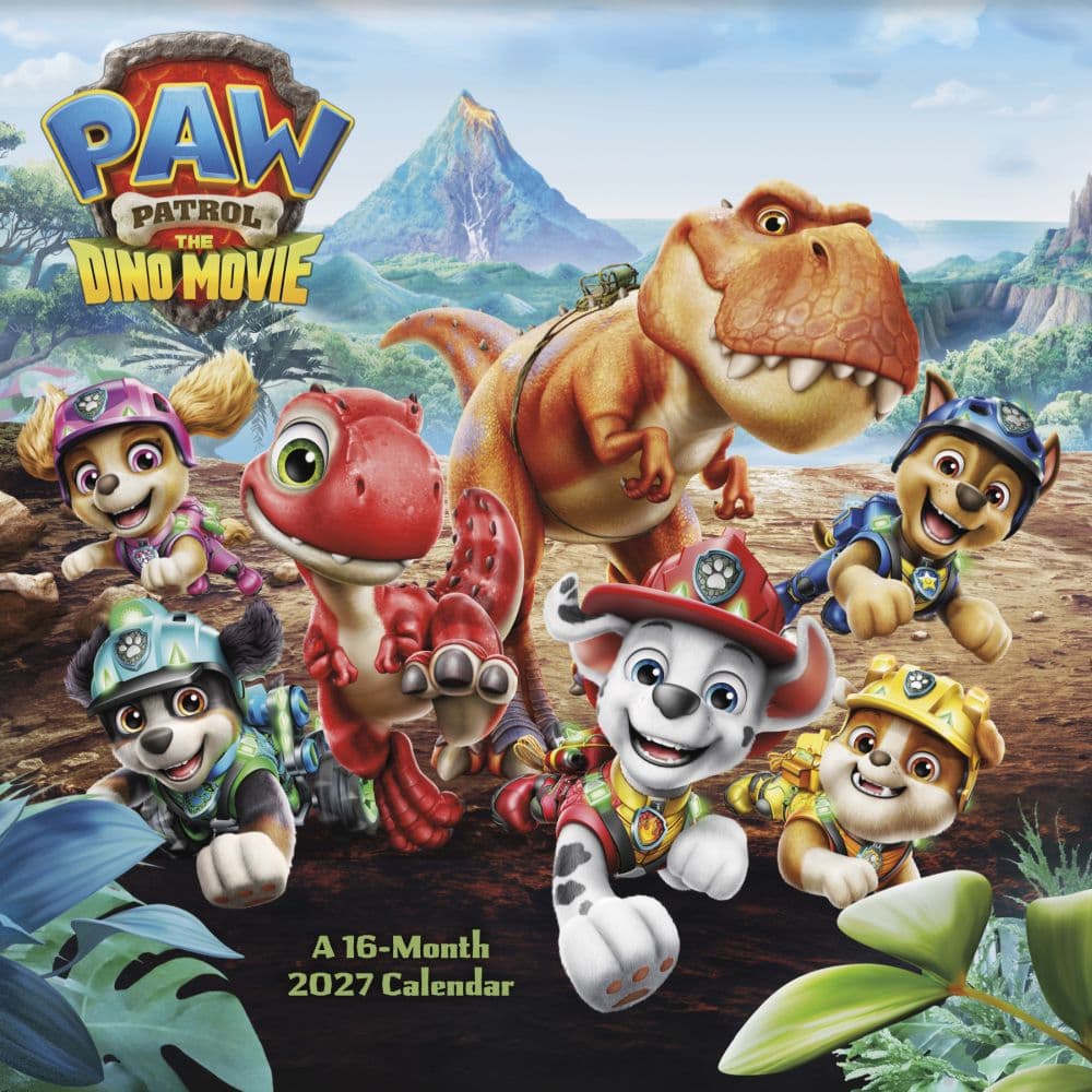 image Paw Patrol The Dino Movie 2027 Wall Calendar Main Product Image