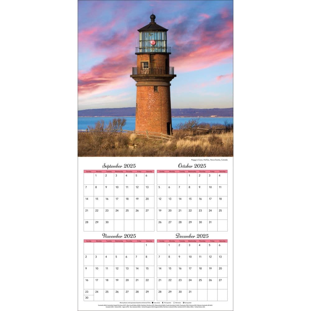 Lighthouses 2026 Wall Calendar_ALT2