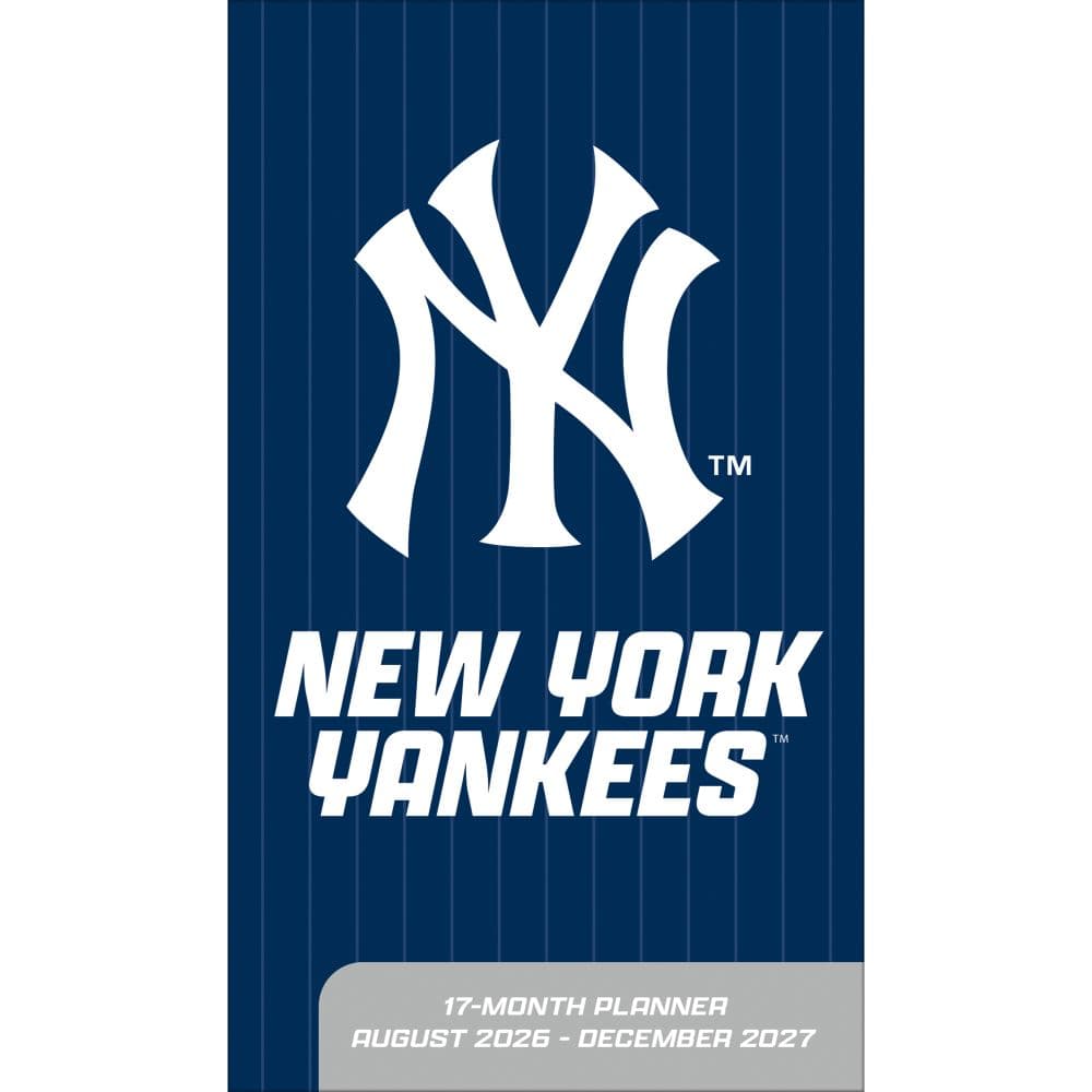 MLB New York Yankees 17 Month 2027 Pocket Planner Main Product Image