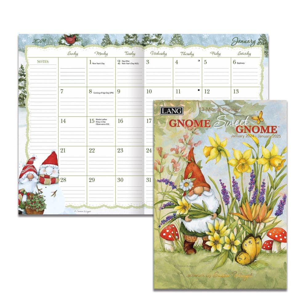 Gnome Sweet Gnome 2024 Planner