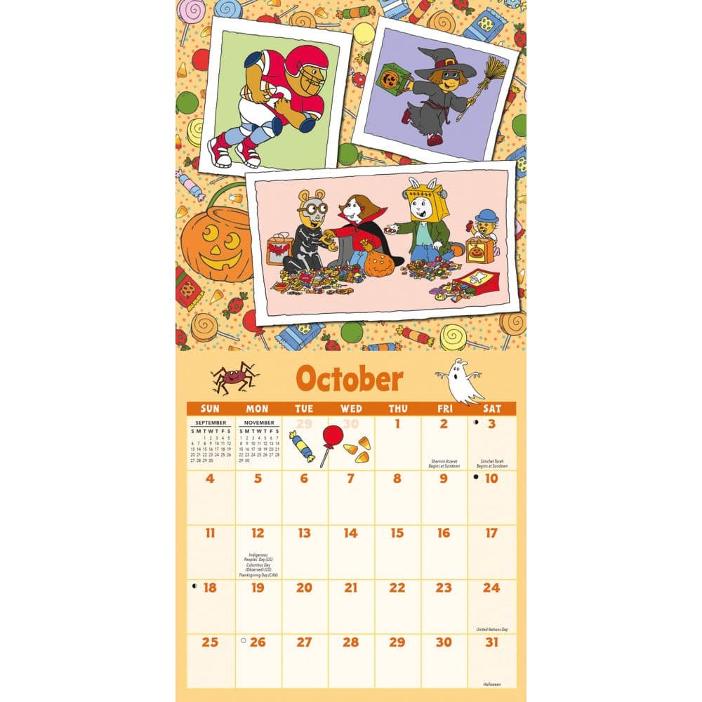 Arthur 2026 Mini Wall Calendar Fourth Alternate Image