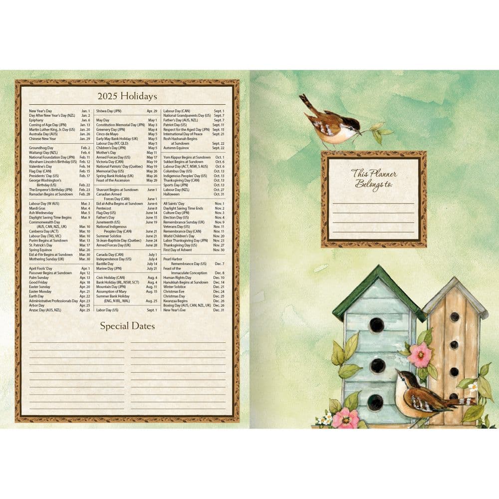 Bountiful Blessings 2025 Monthly Pocket Planner by Susan Winget