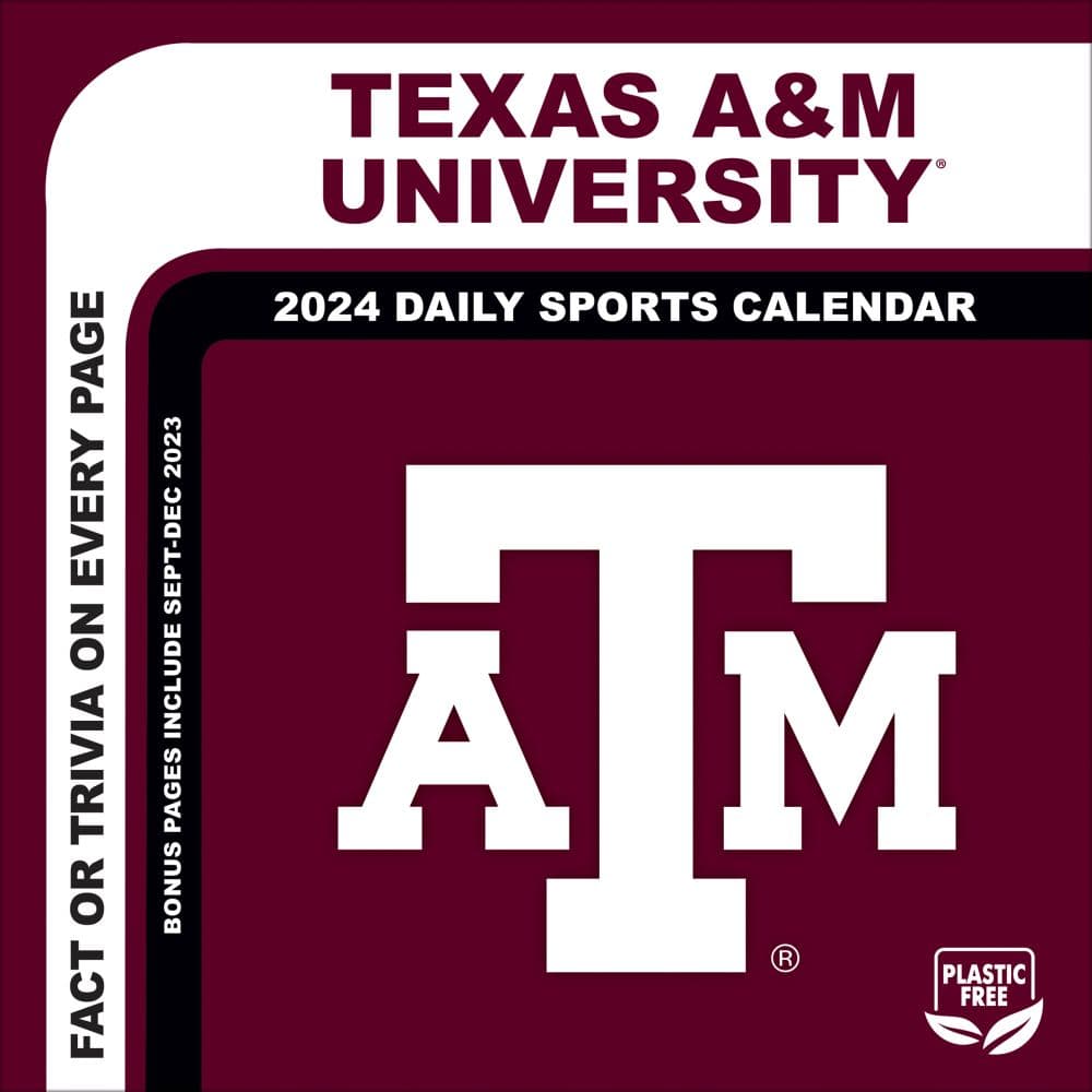 COL Texas A&amp;M Aggies 2024 Desk Calendar First Alternate Image width=&quot;1000&quot; height=&quot;1000&quot;