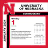 image Nebraska Cornhuskers 2024 Desk Calendar Second Alternate Image width=&quot;1000&quot; height=&quot;1000&quot;
