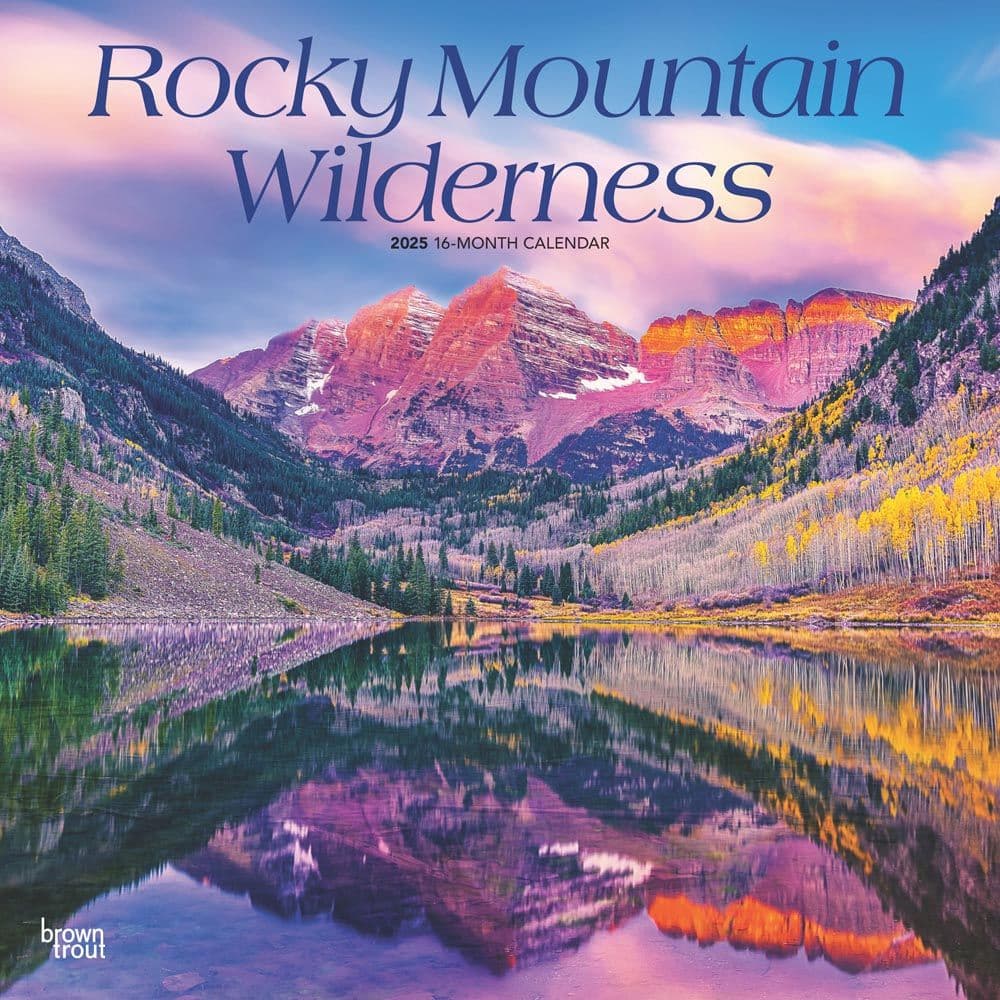 Rocky Mountain Wilderness 2025 Wall Calendar