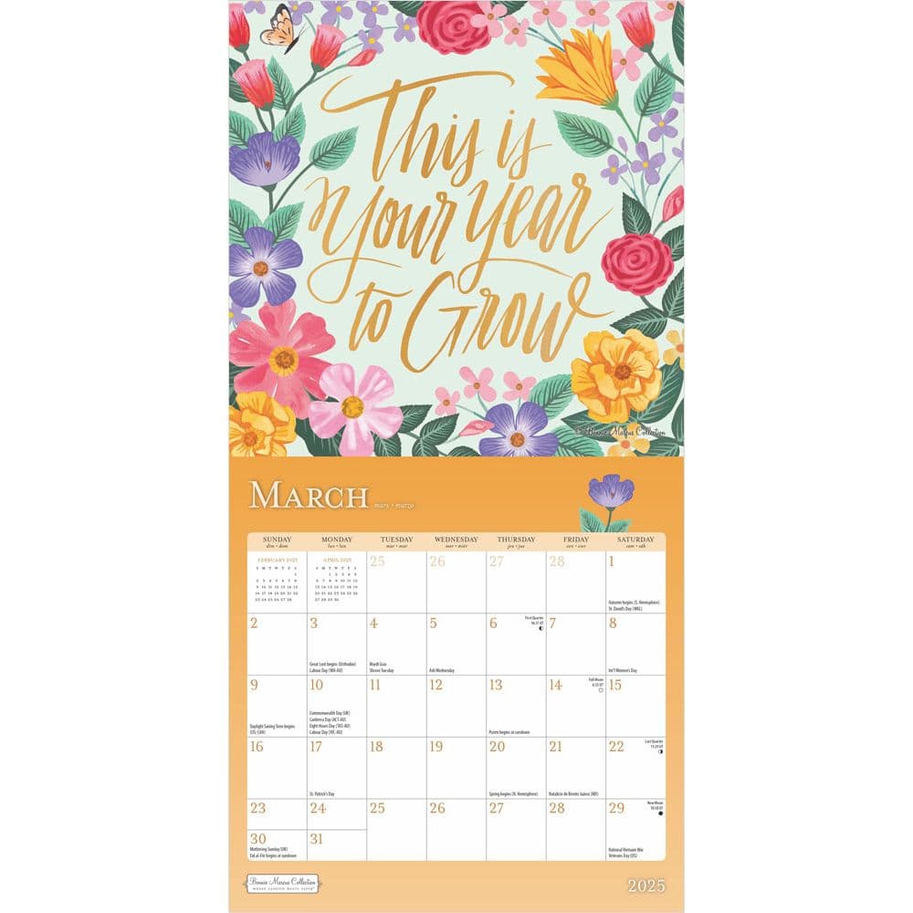 Bonnie Marcus 2025 Mini Wall Calendar First Alternate Image width=&quot;1000&quot; height=&quot;1000&quot;