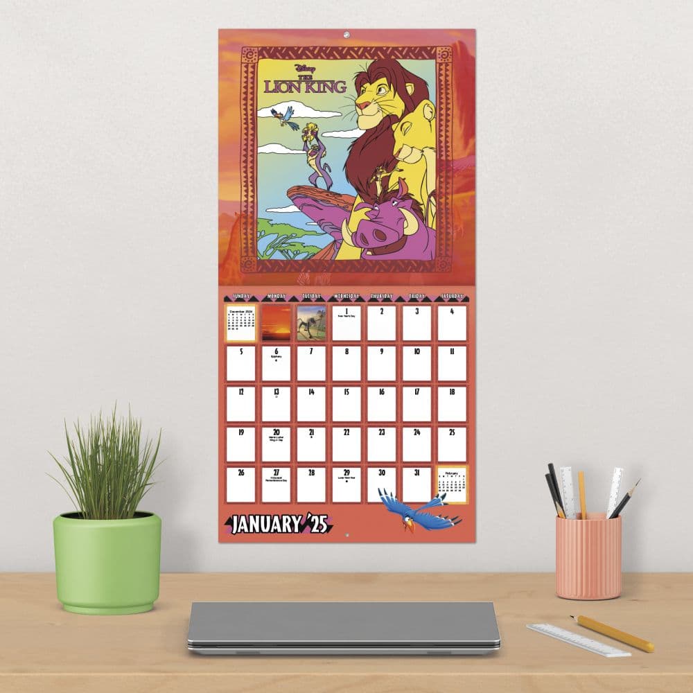 Disney Mufasa 2025 Wall Calendar Alternate 4