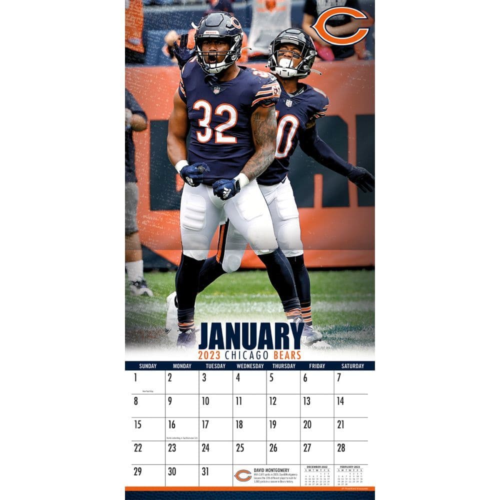 NFL Chicago Bears 2023 Wall Calendar