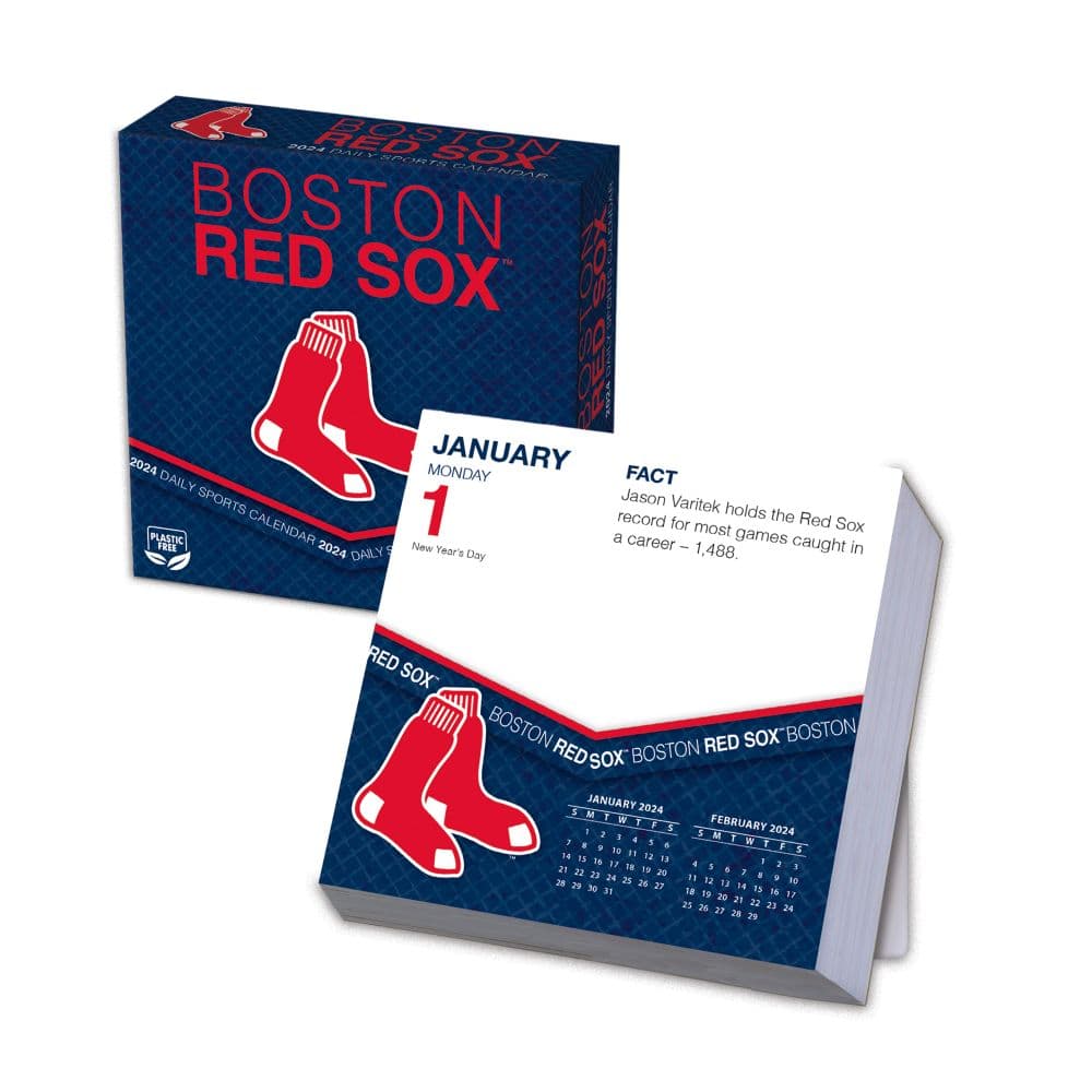 MLB Boston Red Sox 2025 Desk Calendar