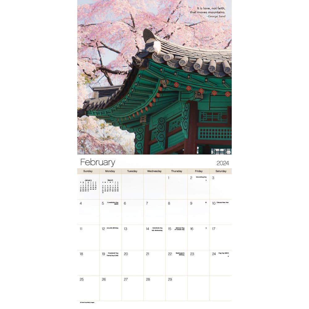 Zen 2024 Wall Calendar