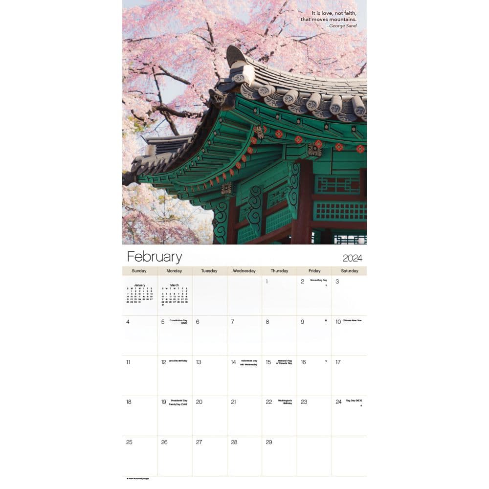 Zen 2024 Wall Calendar Alternate Image 4
