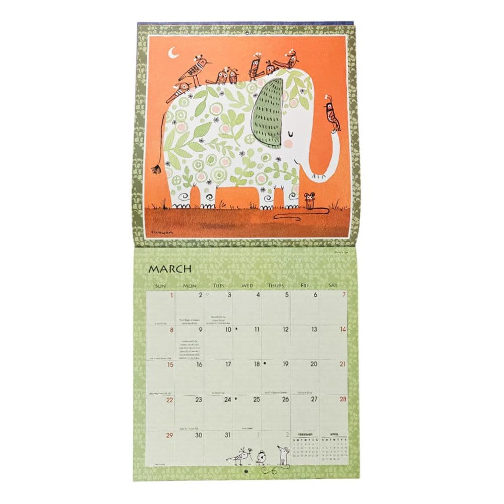 Animals Great and Small 2026 Wall Calendar Fifth Alternate Image