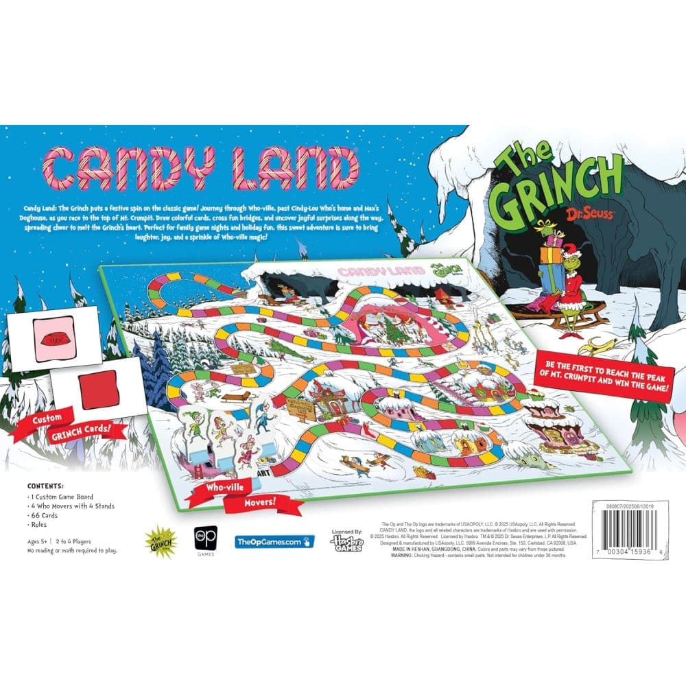 Candyland The Grinch Board Game Fourth Alternate Image