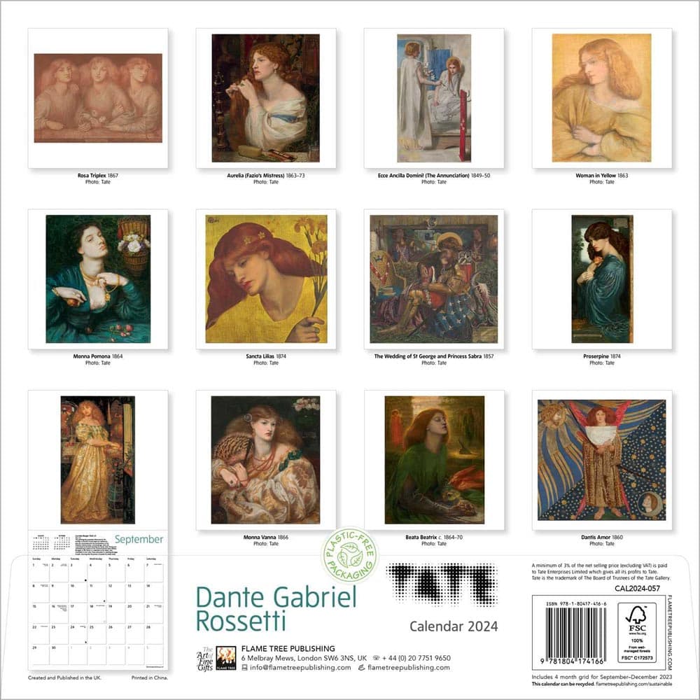 Tate Dante Rossetti Wall back cover  width=''1000'' height=''1000''