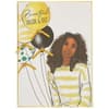 image Woman in Stripes Birthday Card front