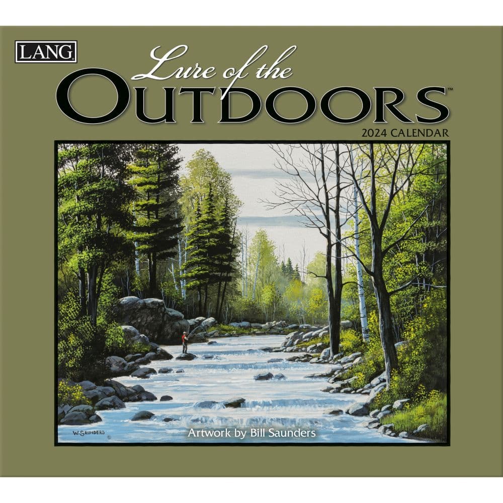 Lang Lure of The Outdoors 2024 Wall Calendar