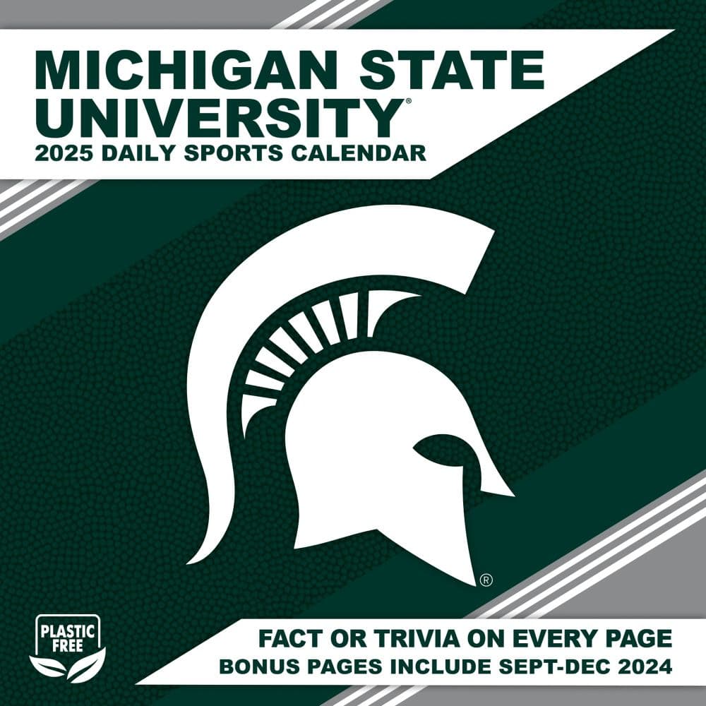 COL Michigan State Spartans 2025 Desk Calendar Sixth Alternate Image