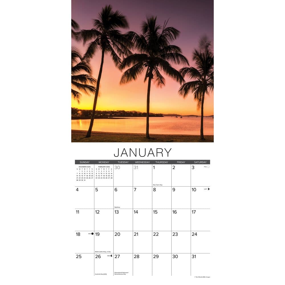 Beaches 2026 Wall Calendar 
Second Alternate Image