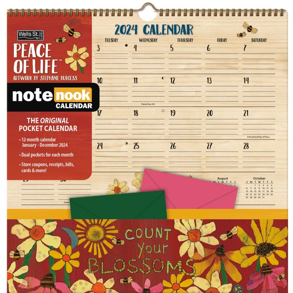 Peace Of Life 2024 Note Nook Calendars
