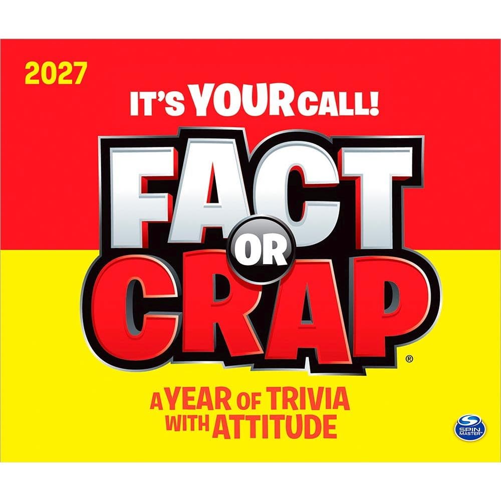 image Fact or Crap 2027 Desk Calendar Main Product Image