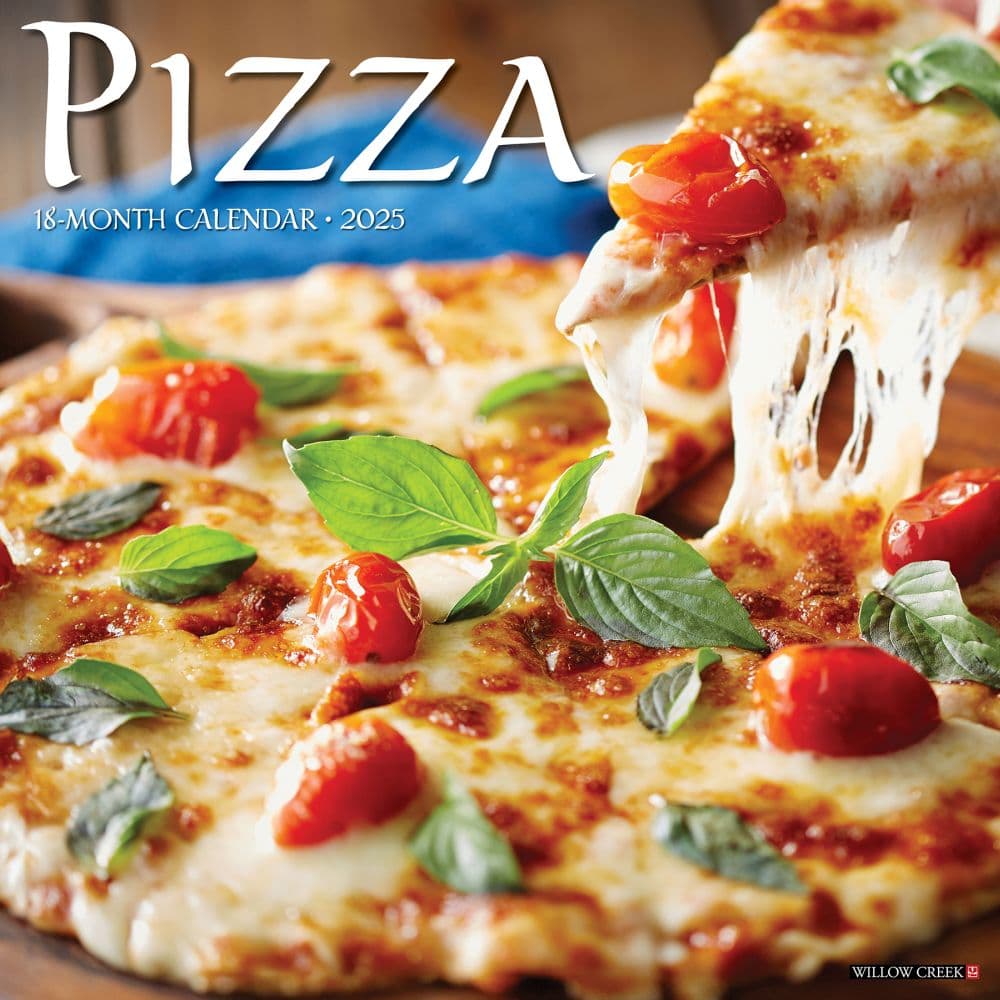 Pizza 2025 Wall Calendar