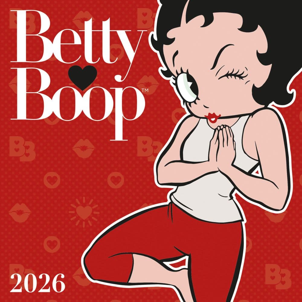 Betty Boop 2026 Mini Wall Calendar Main Image