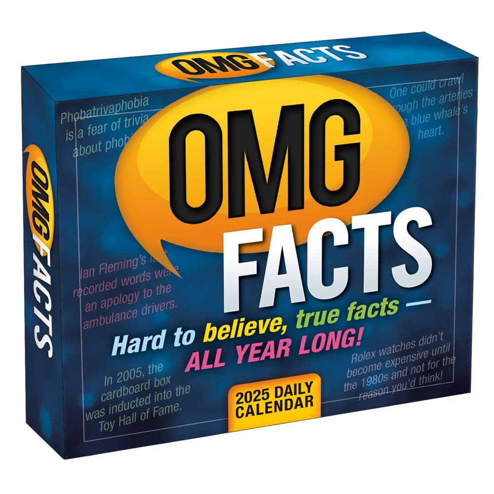 OMG Facts 2025 Desk Calendar Main Product Image width=&quot;1000&quot; height=&quot;1000&quot;