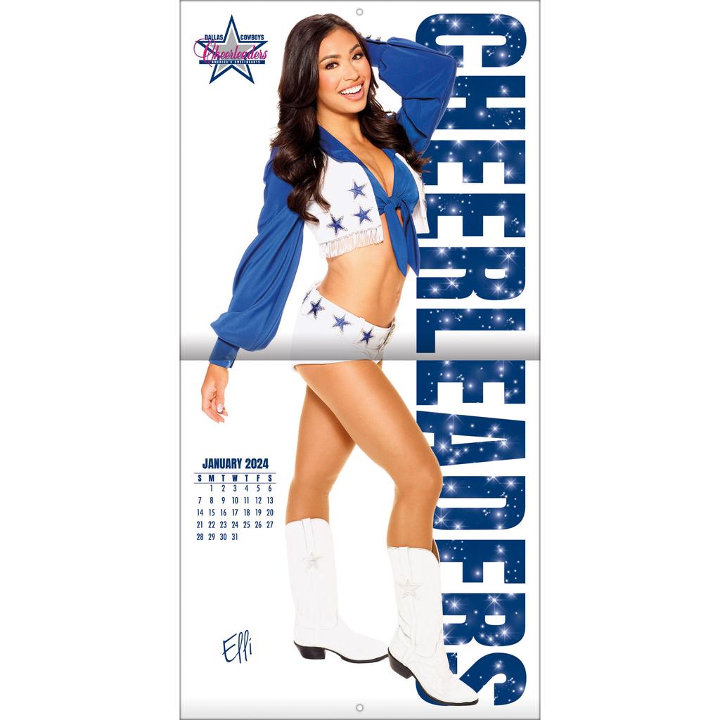 NFL Dallas Cowboys Cheerleaders 2024 Wall Calendar Second Alternate Image width=&quot;1000&quot; height=&quot;1000&quot;