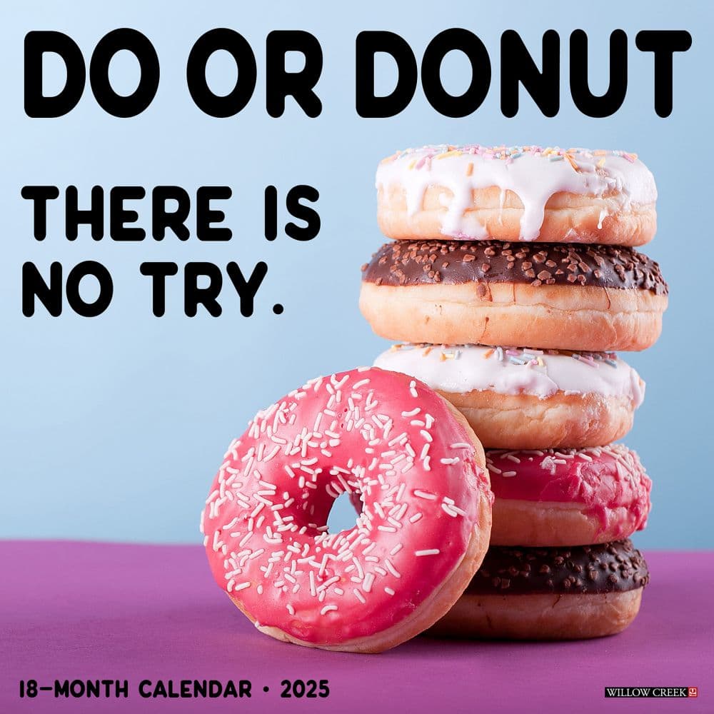 image Do or Donut 2025 Wall Calendar Main Image