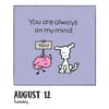 image Love Notes from Chippy the Dog 2025 Desk Calendar Fourth Alternate Image width=&quot;1000&quot; height=&quot;1000&quot;