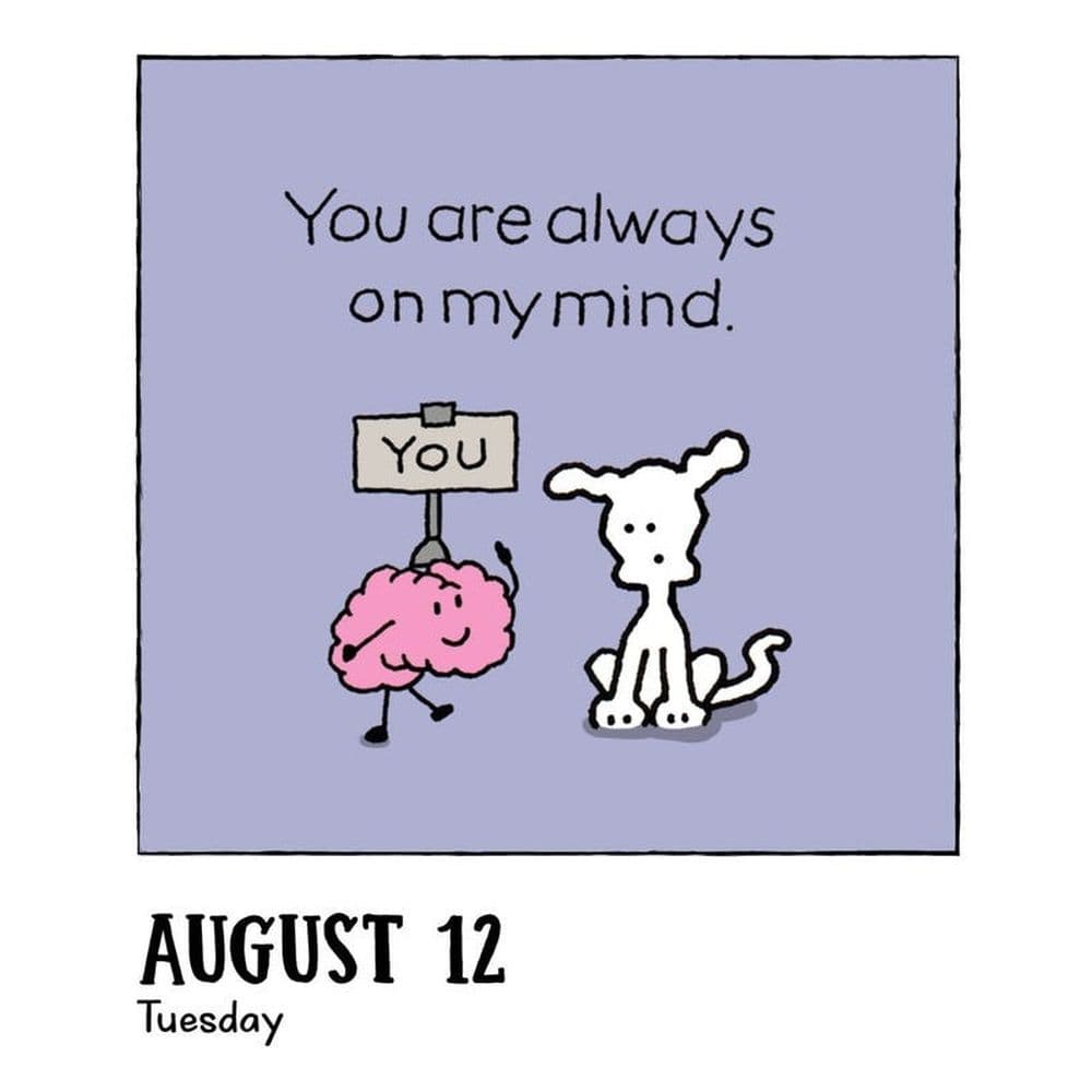 Love Notes from Chippy the Dog 2025 Desk Calendar Fourth Alternate Image width=&quot;1000&quot; height=&quot;1000&quot;