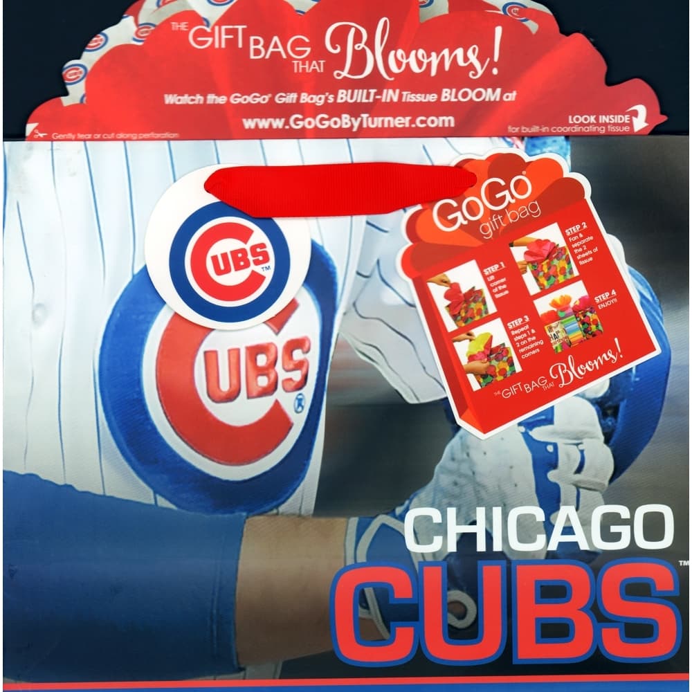 Chicago Cubs Medium Gogo Gift Bag by MLB