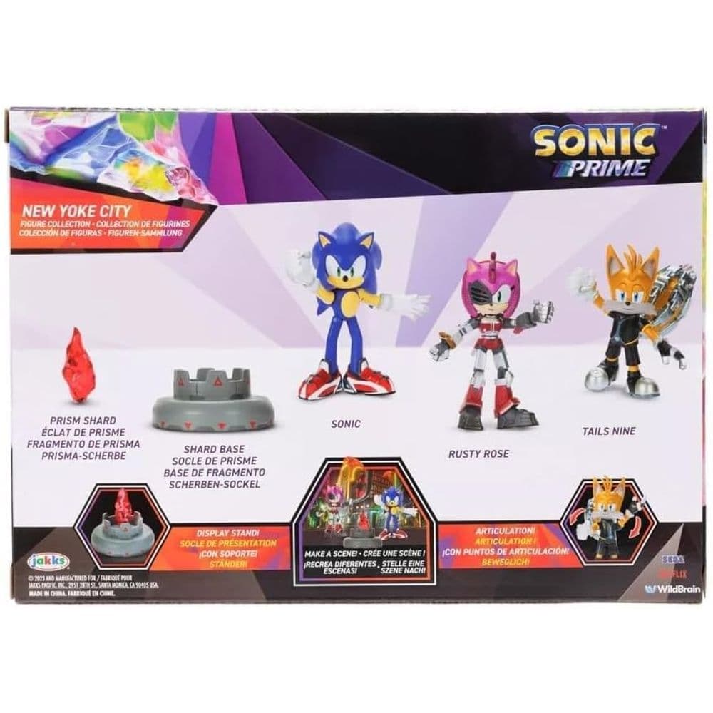 Sonic Prime Figures Multi Pack First Alternate Image