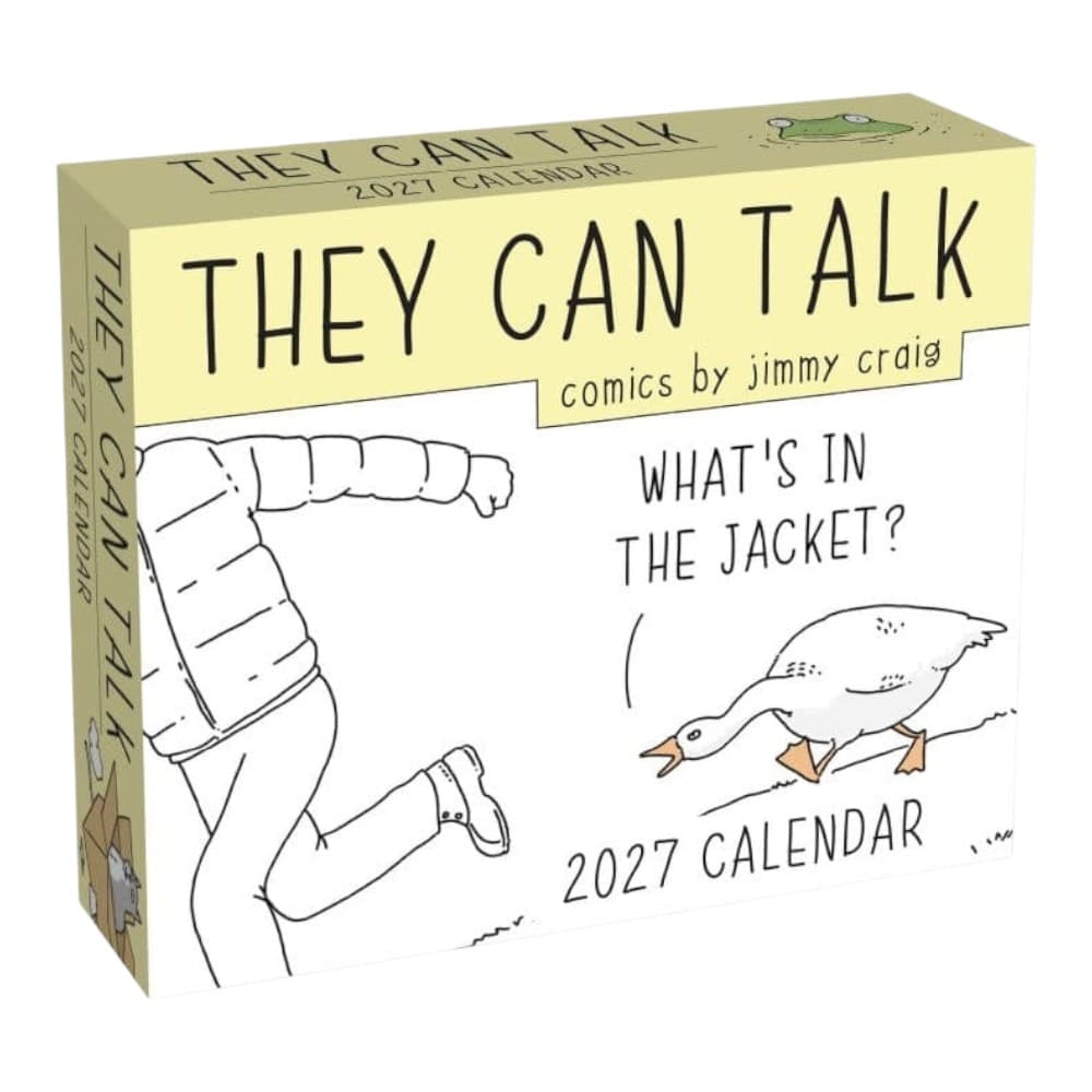 They Can Talk Comic 2027 Desk Calendar Main Product Image