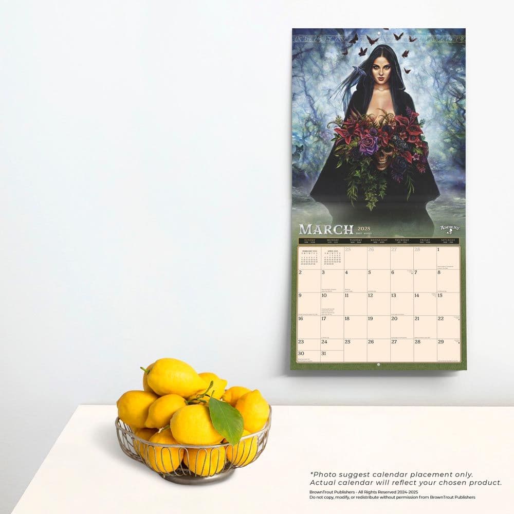 Alchemy Witches 2025 Wall Calendar