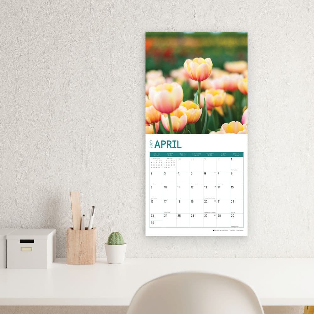 Flowers-2023-Wall-Calendar - Calendars.com
