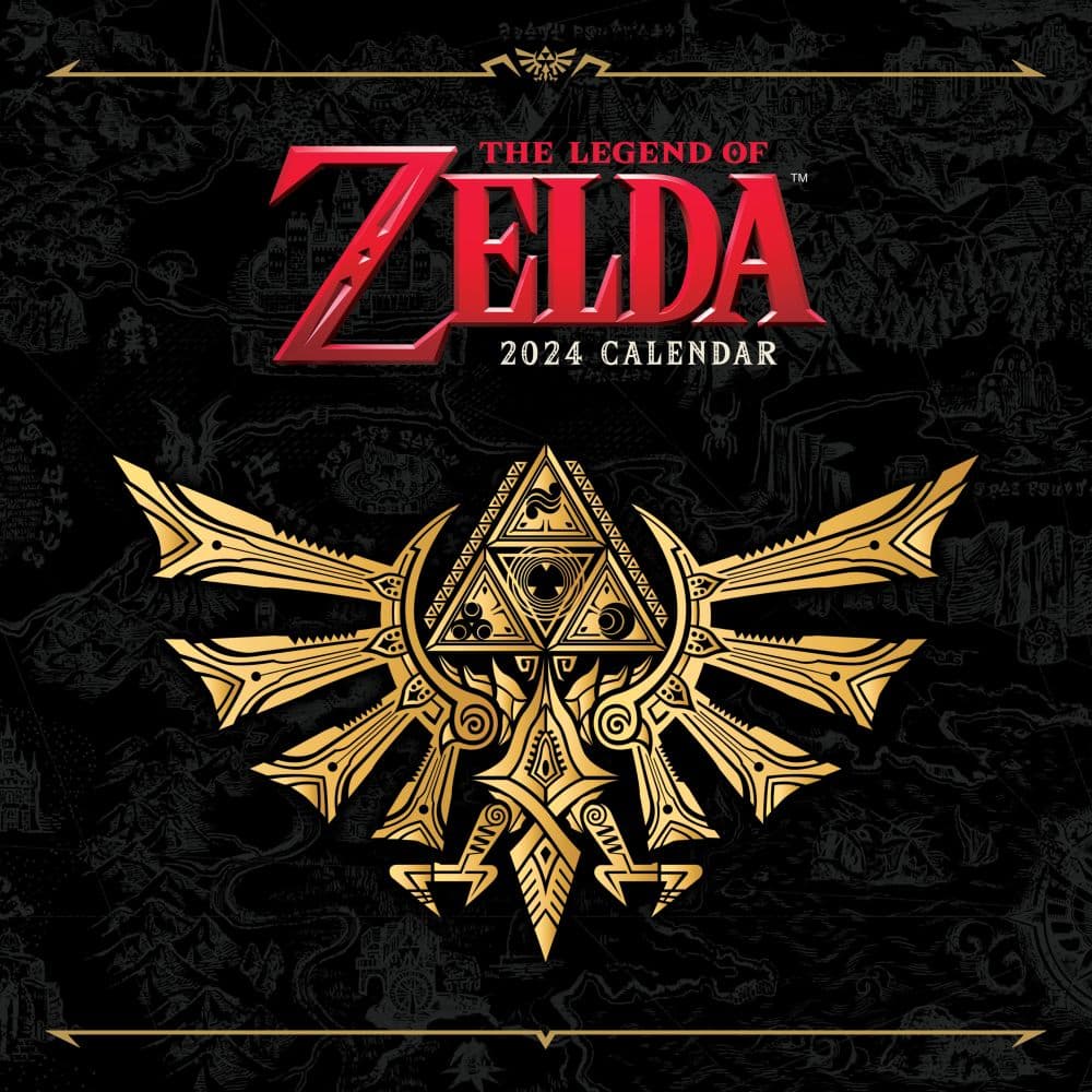 Legend of Zelda 2024 Wall Calendar Main