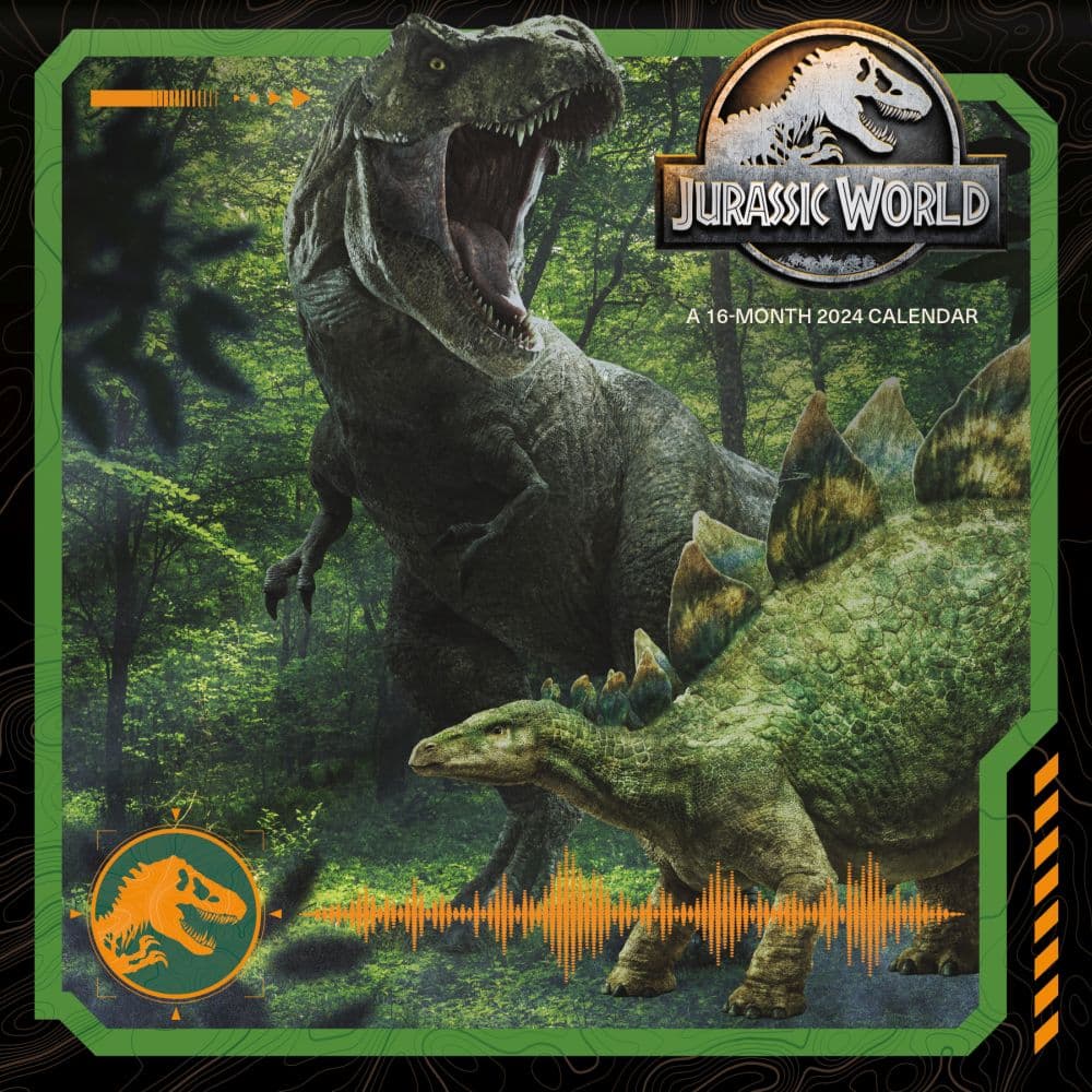 Jurassic World Dominion 2024 Wall Calendar Main Image
