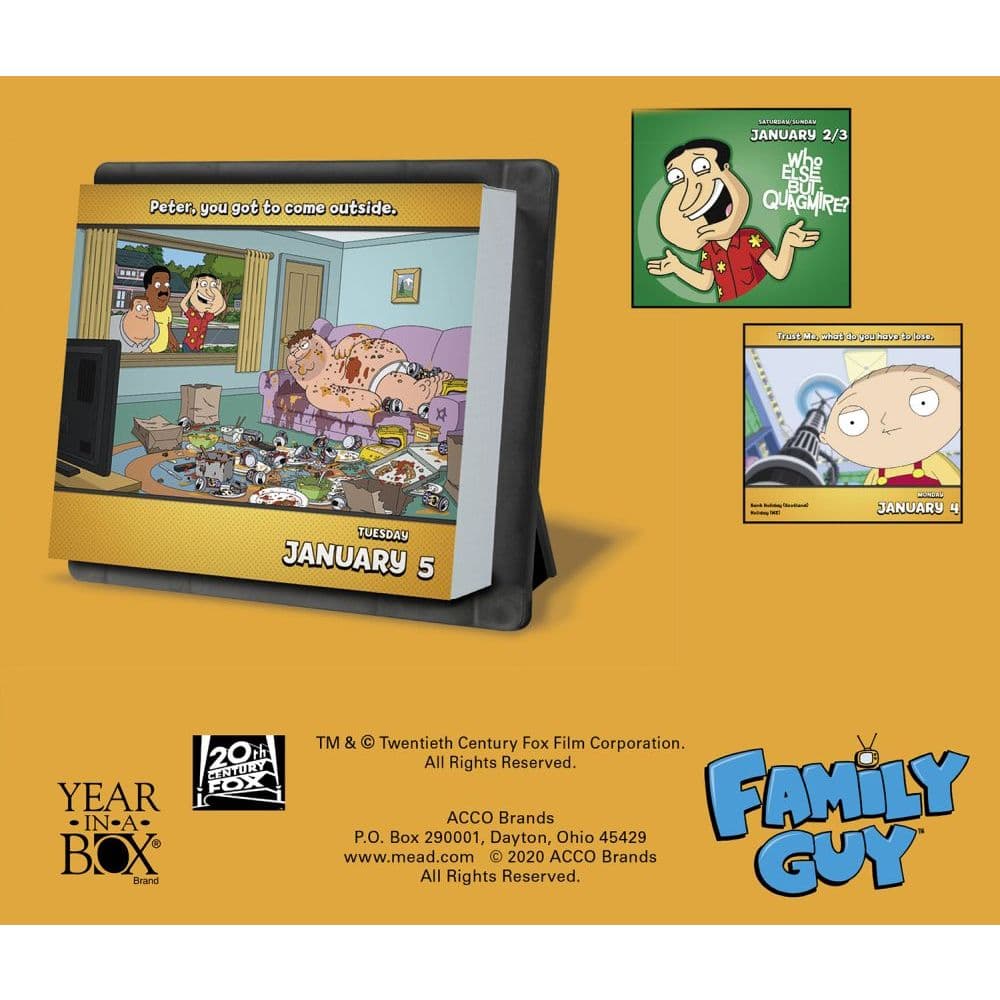 Family Guy Desk Calendar