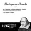 image Shakespearean Insults 2027 Desk Calendar Third Alternate Image