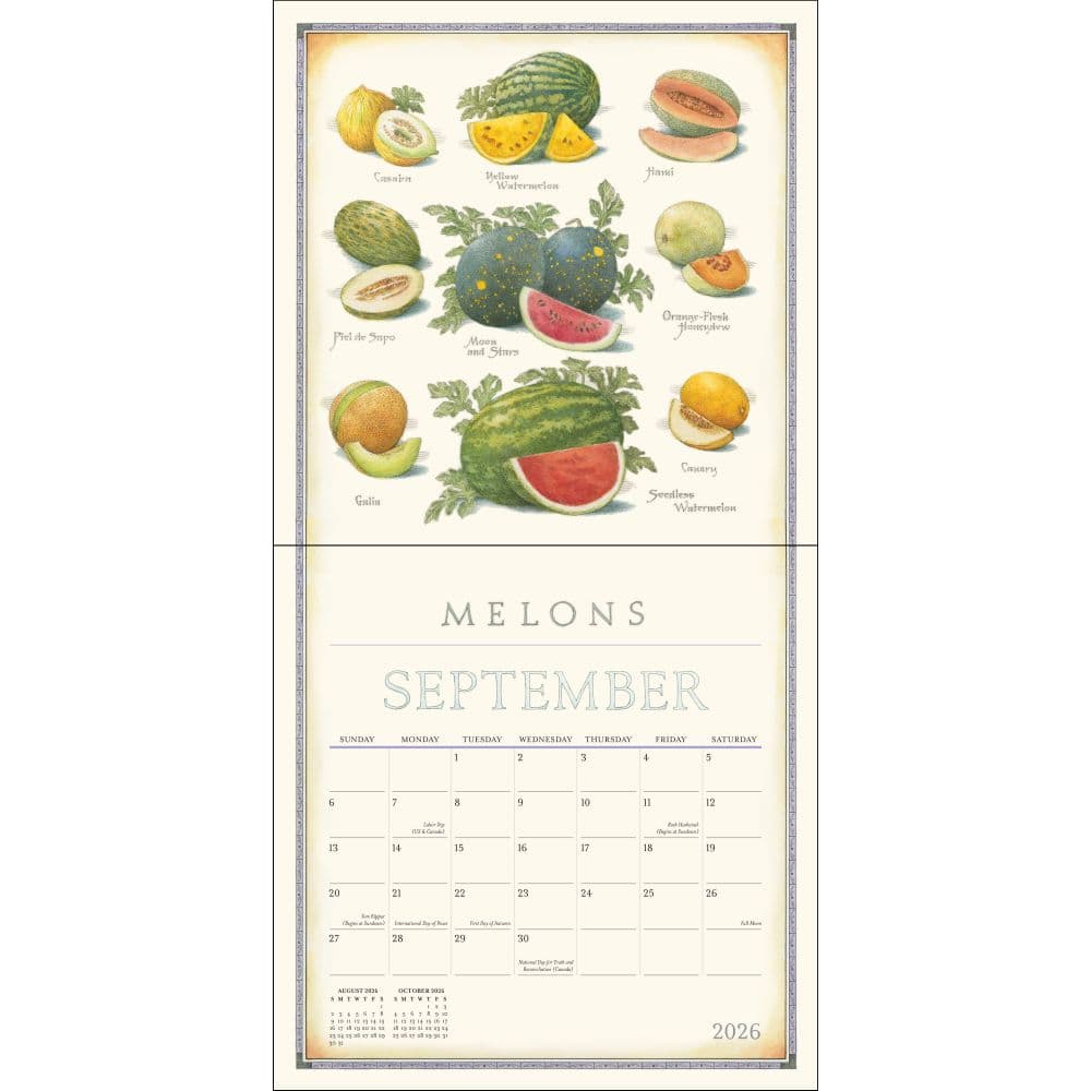 Farmers Market 2026 Wall Calendar Fourth Alternate Image