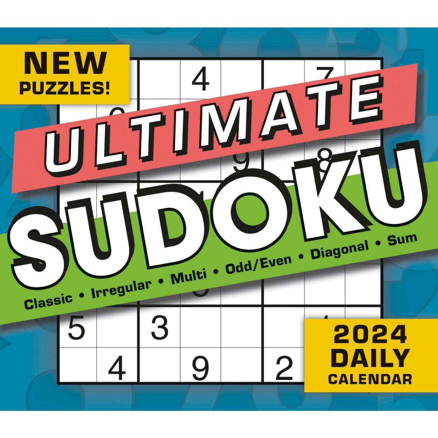 Best Daily: Ultimate Sudoku 2024 Desk Calendar
